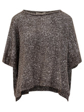 Exterior Wide-Sleeve Lurex Top - COLLEZIONE TEAM EC | $store$