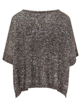 Exterior Wide-Sleeve Lurex Top - COLLEZIONE TEAM EC | $store$