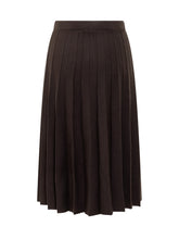 Exterior Merino Wool Pleated Skirt - COLLEZIONE TEAM EC | $store$