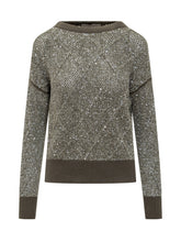 Exterior Lurex Sweater with Ribbed Details - COLLEZIONE TEAM EC | $store$