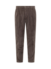 Cruna Brown Corduroy Pants - COLLEZIONE TEAM EC | $store$