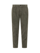 Cruna Green Corduroy Pants - COLLEZIONE TEAM EC | $store$