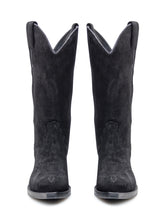 Duca Nero Stivali Texani in Camoscio Nero - COLLEZIONE TEAM EC | $store$