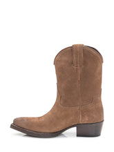 Duca Nero Stivali Texani in Camoscio Marrone - COLLEZIONE TEAM EC | $store$