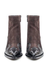 Duca Nero Stivaletti Texani in Camoscio e Pelle - COLLEZIONE TEAM EC | $store$