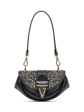 Versace Borsa a Spalla Nera con Borchie - Borse A Spalla Donna | $store$