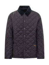 Barbour Giacca Trapuntata Nera con Colletto in Velluto - Abbigliamento Uomo | $store$