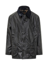 Barbour Giacca Cerata Nera con Colletto in Velluto - Abbigliamento Uomo | $store$