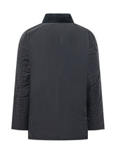 Barbour Giacca Cerata Nera con Colletto in Velluto - Abbigliamento Uomo | $store$