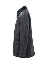 Barbour Giacca Cerata Nera con Colletto in Velluto - Abbigliamento Uomo | $store$