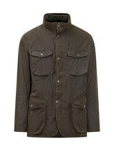 Barbour Giacca Verde in Cotone Cerato - Abbigliamento Uomo | $store$