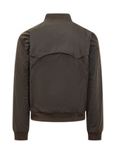 Barbour Brown Waxed Bomber Jacket - COLLEZIONE TEAM EC | $store$