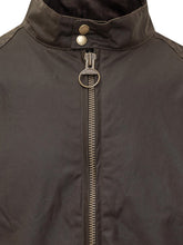 Barbour Brown Waxed Bomber Jacket - COLLEZIONE TEAM EC | $store$