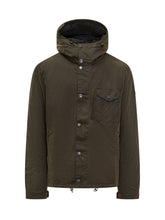 Barbour Green Hooded Jacket with Shearling Lining - COLLEZIONE TEAM EC | $store$