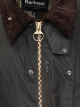 Barbour Green Waxed Jacket with Corduroy Collar - COLLEZIONE TEAM EC | $store$