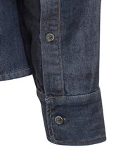 Nine The Morning Dark Blue Denim Shirt - COLLEZIONE TEAM EC | $store$