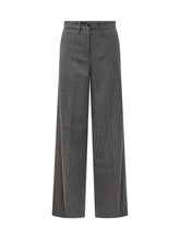 Nine The Morning Grey Striped Trousers - COLLEZIONE TEAM EC | $store$