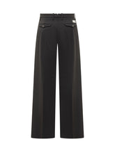 Nine The Morning Pantaloni Neri a Gamba Larga - Abbigliamento Donna | $store$