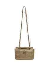 Kurt Geiger Gold Crystal Shoulder Bag with Chain - COLLEZIONE TEAM EC | $store$