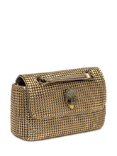 Kurt Geiger Gold Crystal Shoulder Bag with Chain - COLLEZIONE TEAM EC | $store$