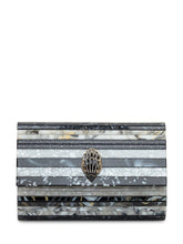 Kurt Geiger Kensington Striped Multicolor Clutch - COLLEZIONE TEAM EC | $store$