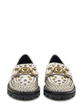 Kurt Geiger Mocassino in Pelle Bianca con Borchie - COLLEZIONE TEAM EC | $store$