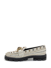 Kurt Geiger Mocassino in Pelle Bianca con Borchie - COLLEZIONE TEAM EC | $store$
