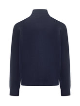 Cardigan in Lana Filippo De Laurentiis Blu con Tasche e Collo Alto - Abbigliamento Uomo | $store$