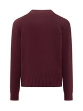 Filippo De Laurentiis Bordeaux Wool Cardigan with Pockets - COLLEZIONE TEAM EC | $store$