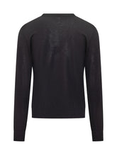Filippo De Laurentiis Black Wool V-Neck Sweater - COLLEZIONE TEAM EC | $store$