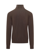 Filippo De Laurentiis Brown Wool Turtleneck - COLLEZIONE TEAM EC | $store$