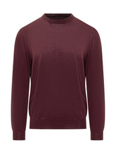 Filippo De Laurentiis Bordeaux Crewneck Sweater - COLLEZIONE TEAM EC | $store$