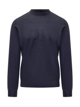 Filippo De Laurentiis Blue Crewneck Sweater - COLLEZIONE TEAM EC | $store$