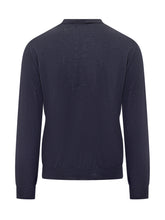 Filippo De Laurentiis Blue Crewneck Sweater - COLLEZIONE TEAM EC | $store$