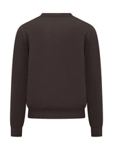 Filippo De Laurentiis Brown Wool Crewneck Sweater - COLLEZIONE TEAM EC | $store$