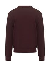 Filippo De Laurentiis Bordeaux Wool Crewneck Sweater - COLLEZIONE TEAM EC | $store$