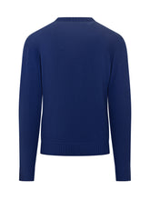 Filippo De Laurentiis Royal Blue Wool Crewneck Sweater - COLLEZIONE TEAM EC | $store$