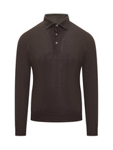 Polo in Lana Filippo De Laurentiis Marrone - Abbigliamento Uomo | $store$