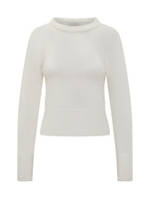 Maglia Alpha Studio in Lana Bianca a Maniche Lunghe - Abbigliamento Donna | $store$