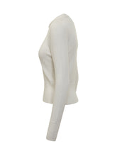 Maglia Alpha Studio in Lana Bianca a Maniche Lunghe - Abbigliamento Donna | $store$