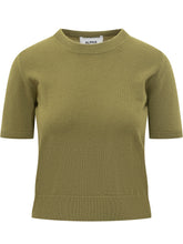 Maglia Alpha Studio Verde a Maniche Corte - Abbigliamento Donna | $store$