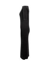 Abito Alpha Studio Nero con Scollo a Barca - Abbigliamento Donna | $store$