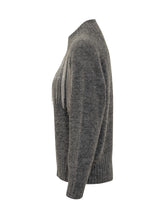 Maglione Alpha Studio Grigio con Frange Gioiello - Abbigliamento Donna | $store$