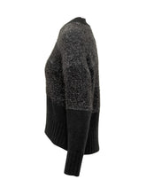 Maglia Alpha Studio Nera Lurex a Contrasto - Abbigliamento Donna | $store$