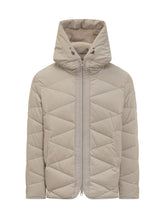 Duno Piumino Beige in Velluto a Coste - Abbigliamento Uomo | $store$