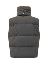 Duno Gilet Imbottito Grigio con Interno in Pelliccia - Abbigliamento Donna | $store$