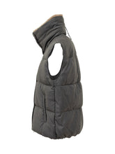 Duno Gilet Imbottito Grigio con Interno in Pelliccia - Abbigliamento Donna | $store$