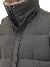 Duno Gilet Imbottito Grigio con Interno in Pelliccia - Abbigliamento Donna | $store$