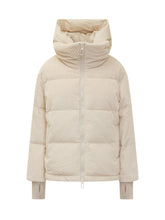 Duno Beige Corduroy Puffer Jacket - COLLEZIONE TEAM EC | $store$