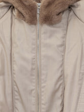Duno Beige Down Coat with Fur Hood - COLLEZIONE TEAM EC | $store$